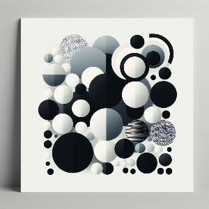 minimalist abstract art with arcs and circles (2)